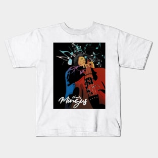 Charles Mingus Jazz Poster Kids T-Shirt